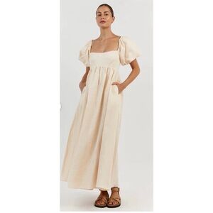 DISSH Cream Maxi Dress
